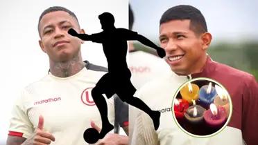 Andy Polo y Edison Flores vistiendo la camiseta de Universitario de Deportes