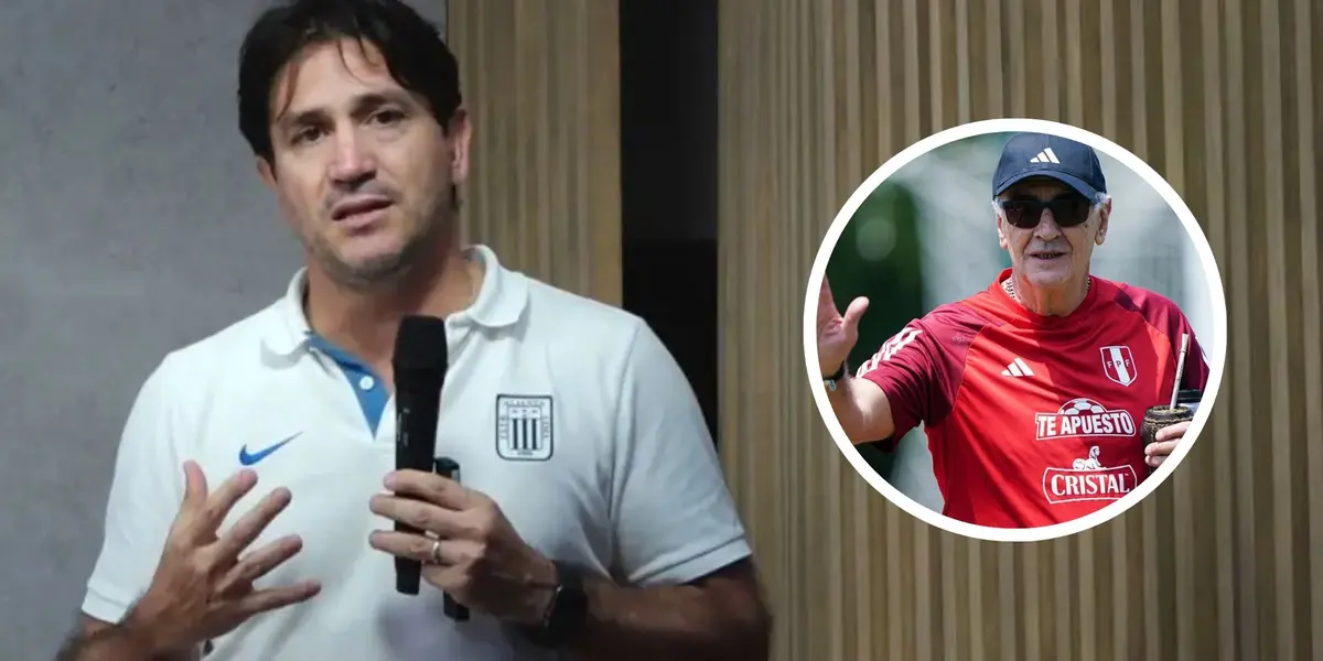 Bruno Marioni como gerente deportivo de Alianza Lima y Fossati como DT de la Bicolor / Foto: Alianza Lima