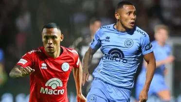 Bryan Reyna como jugador de Belgrano.