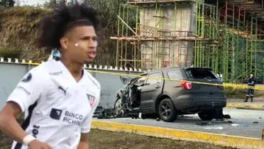 El futbolista de LDU de Ecuador sufrió un accidente junto con otras tres personas