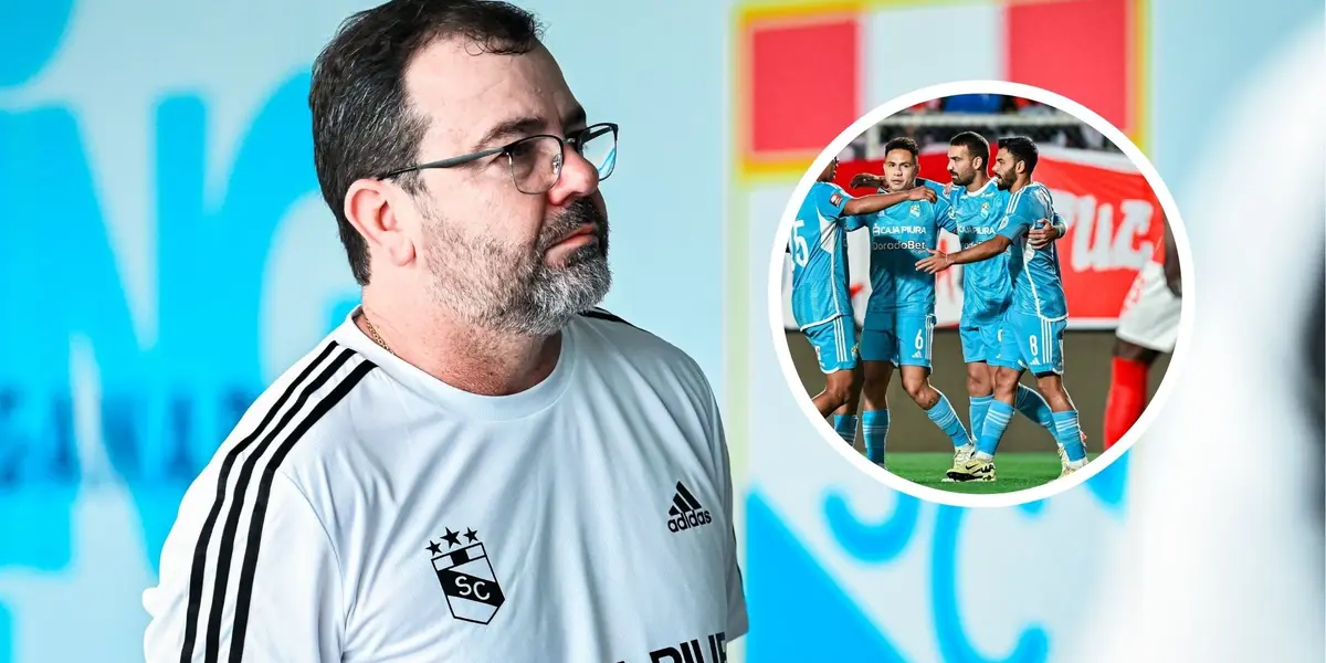 Enderson Moreira como entrenador de Sporting Cristal. / Fuente: Sporting Cristal