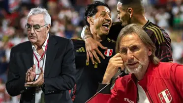 Fossati, Lapadula y Gareca en la Selección Peruana / Foto: La Bicolor
