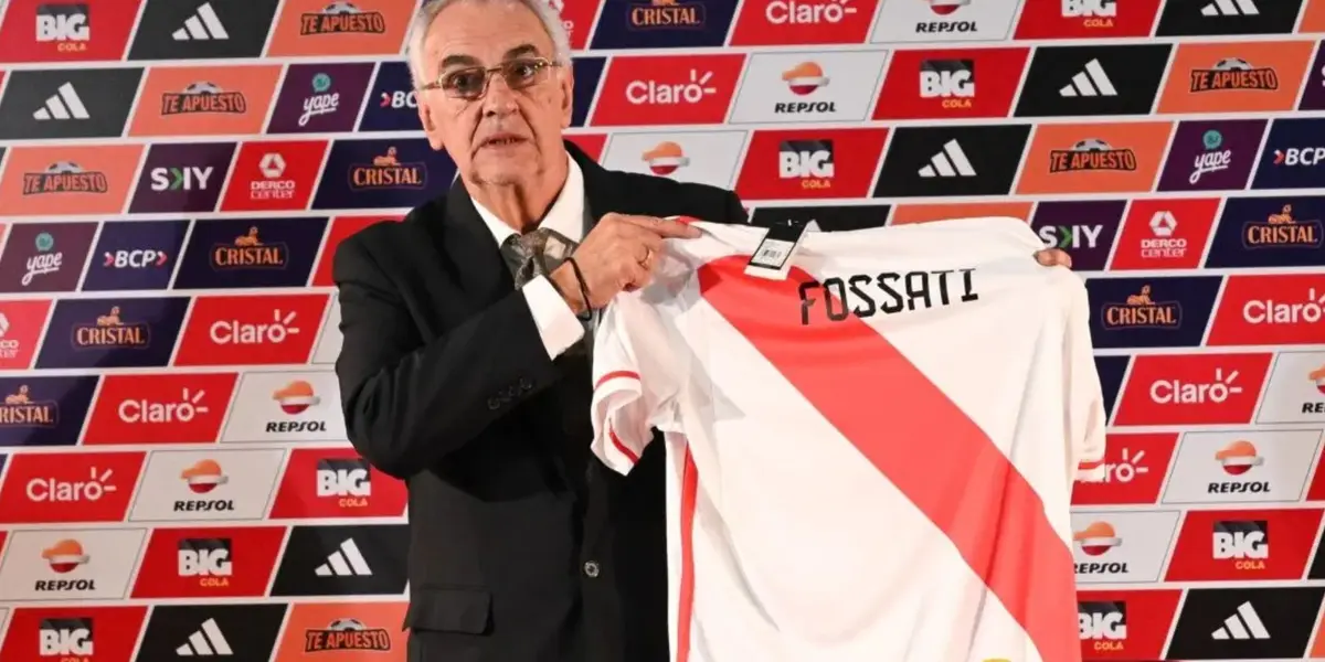 Jorge Fossati como entrenador de la Selección Peruana / Foto: FPF