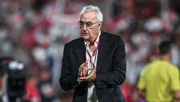 Jorge Fossati en su partido debut con la Selección Peruana (Foto: Selección Peruana)