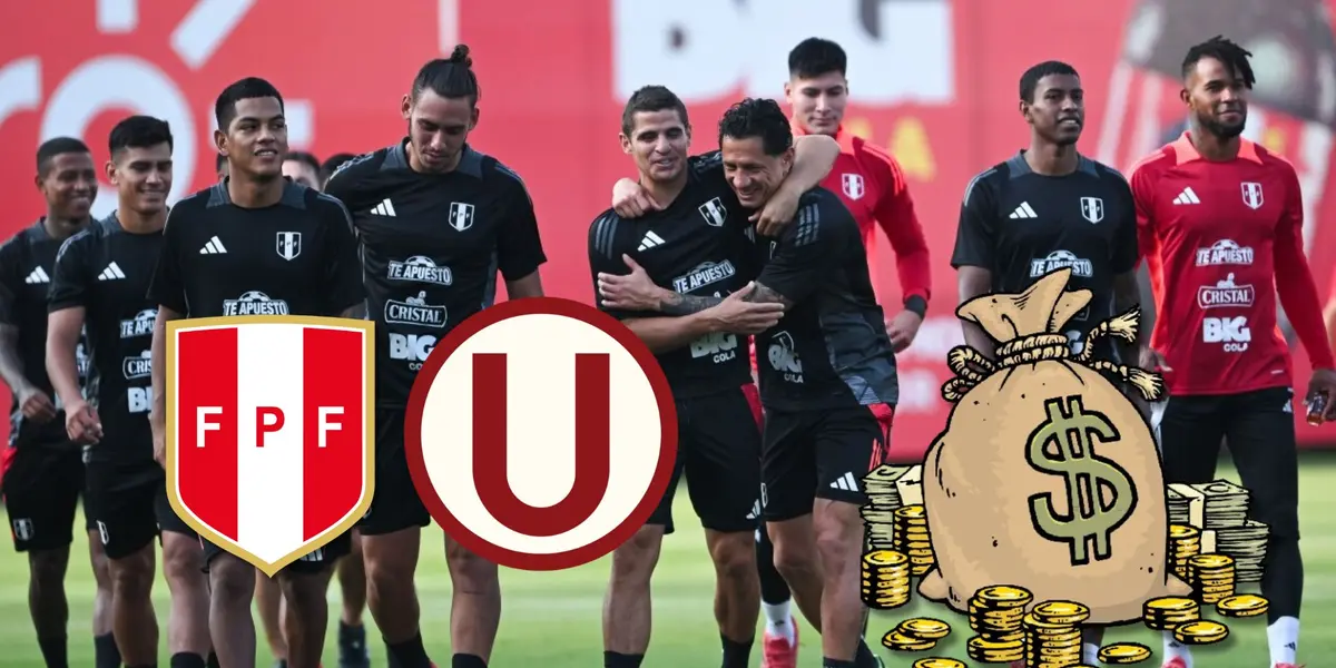 Jugadores de la Selección Peruana entrenando en las instalaciones de la Videna