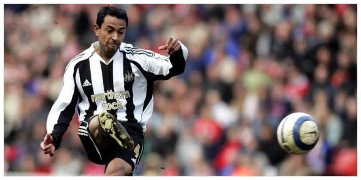 Nolberto Solano se hizo presente en el partido por la Premier League entre Newcastle y Leicester City. 