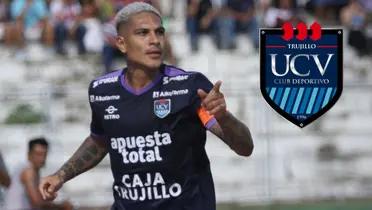 Paolo Guerrero como jugador de la Universidad César Vallejo. (Foto: UCV)