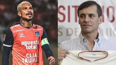 Paolo Guerrero en la César Vallejo y Fabián Bustos en la U (Foto: UCV y U)