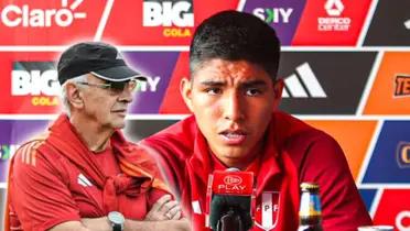 Piero Quispe y Jorge Fossati en el Selección Peruana (Foto: La Bicolor)