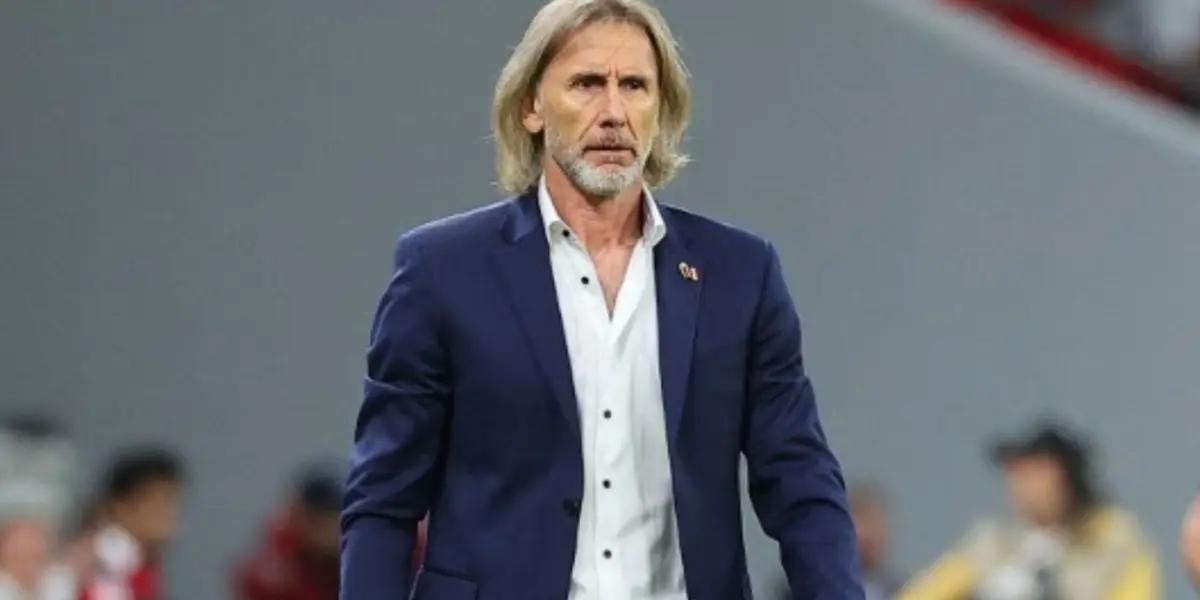 Ricardo Gareca como DT.