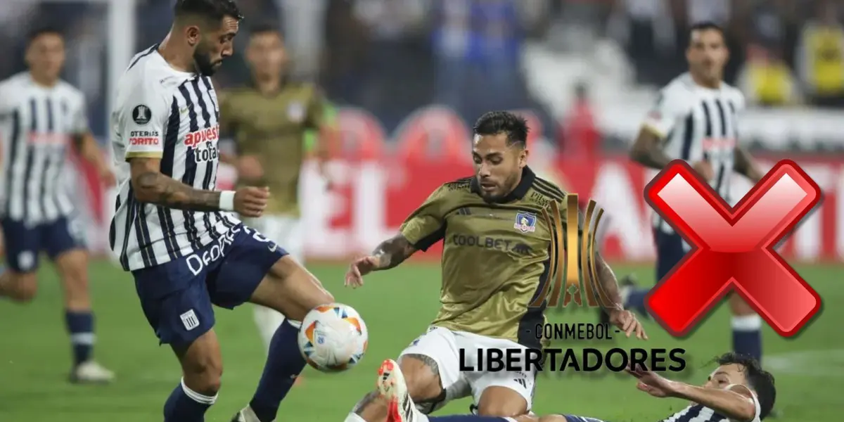 Una acción de juego en el duelo entre Alianza Lima vs Colo Colo