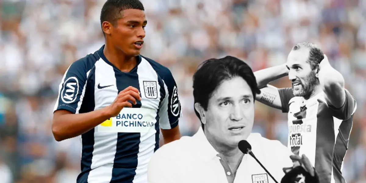 Aguilar con Marioni y Barcos en Alianza Lima.