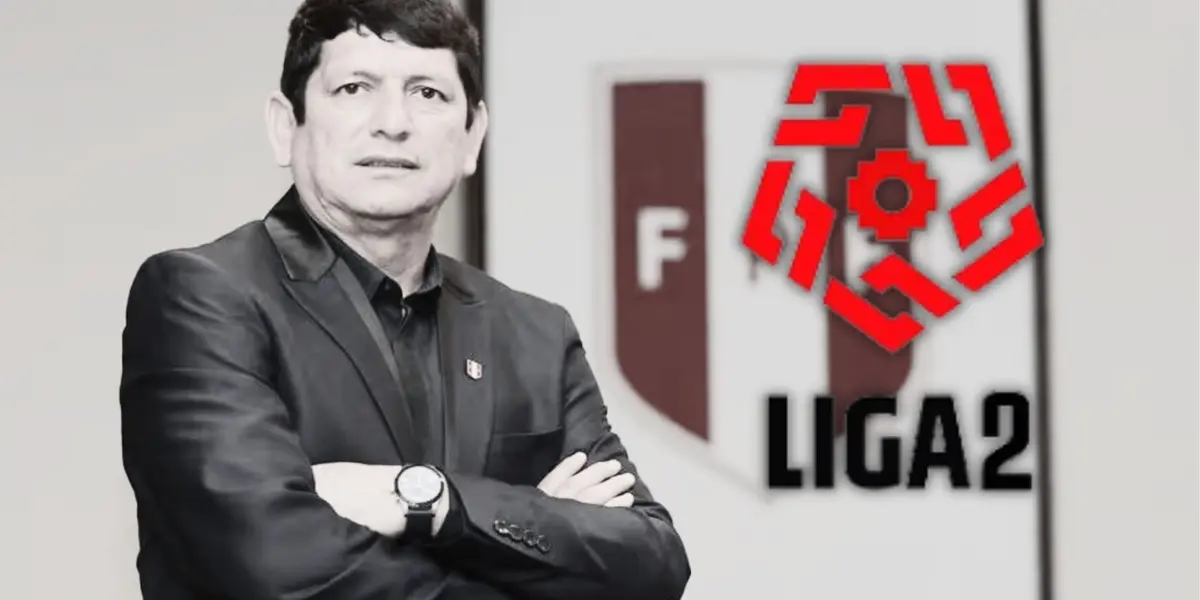 Agustín Lozano como presidente de la FPF.