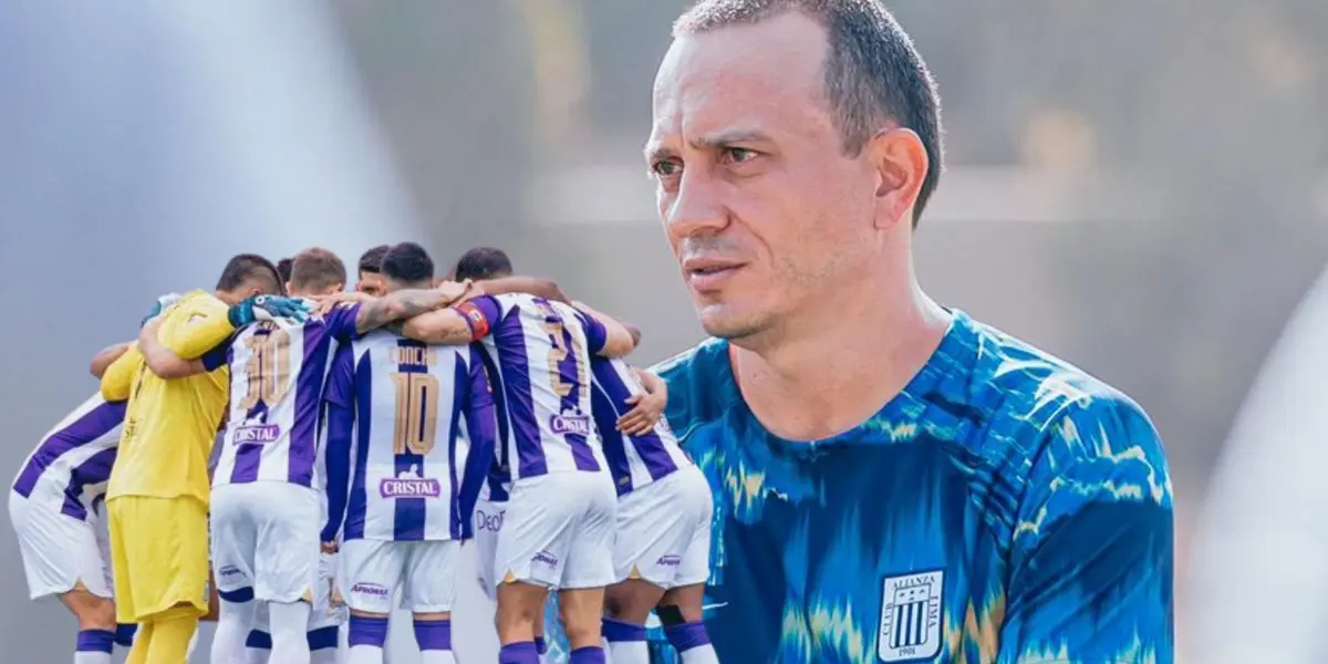 Alejandro Restrepo en el plantel de Alianza Lima / Foto: Alianza Lima