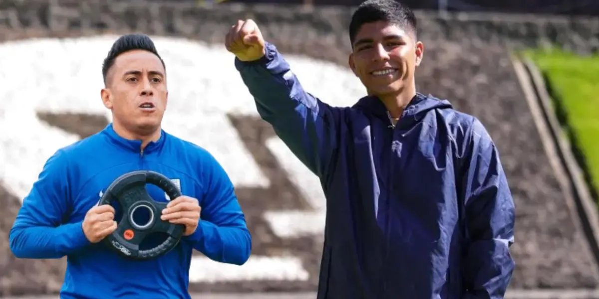 Christian Cueva en Alianza Lima y Piero Quispe en Pumas UNAM / Foto: Pumas