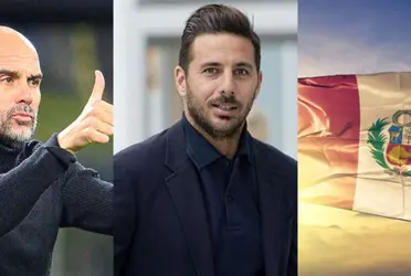 Claudio Pizarro y Pep Guardiola se reecontraron tras su última etapa en el Bayern Munich.