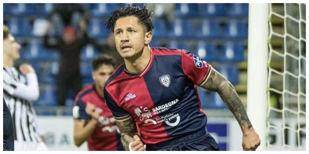 El delantero de Cagliari se está jugando actualmente el ascenso a la Serie A contra Bari. 