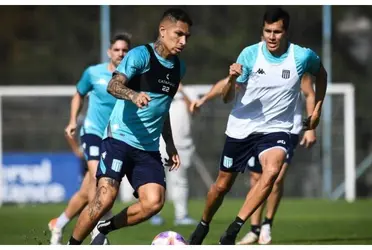 El delantero incaico no jugó en los últimos dos compromisos de Racing Club por Liga Argentina.