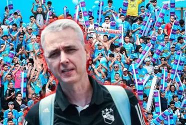 El entrenador brasileño era señalado por los malos resultados con el equipo celeste en el campeonato de la Liga 1.