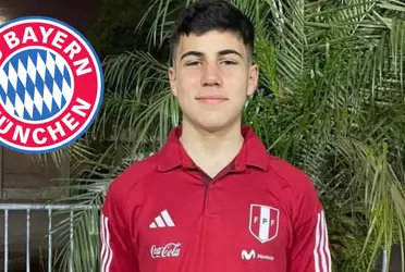 El peruano-alemán Felipe Chávez que juega en el Bayern Múnich tuvo minutos en el amistoso sub-17 entre Perú y Ecuador.