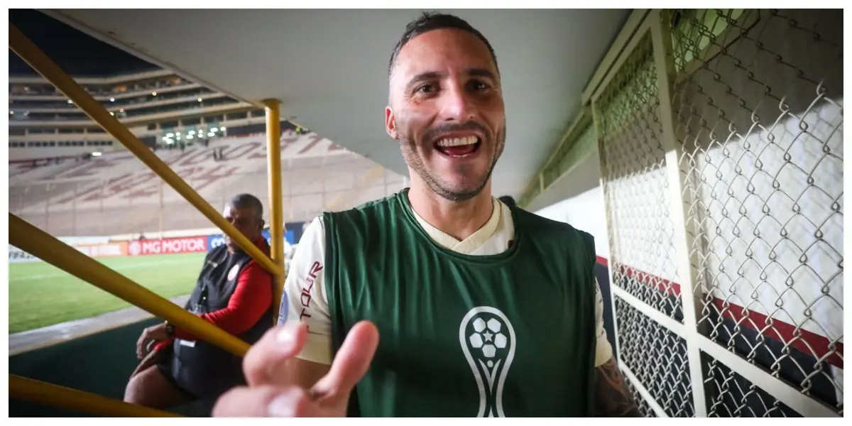 Emanuel Herrera fue una de las figuras en el último partido ante Cienciano en el estadio Monumental.