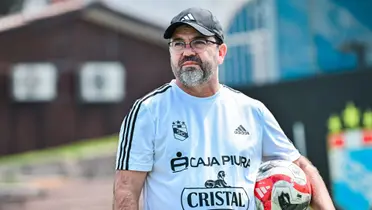 Enderson Moreira entrenando a Sporting Cristal / Foto: Sporting Cristal