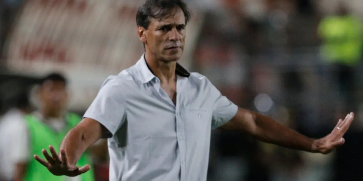 Fabián Bustos como DT de Universitario de Deportes (Foto: GLR)