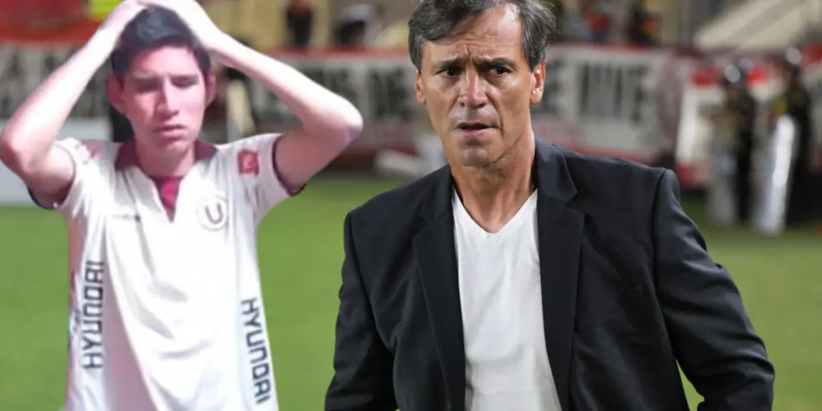 Fabián Bustos como entrenador de Universitario de Deportes (Foto: Universitario)