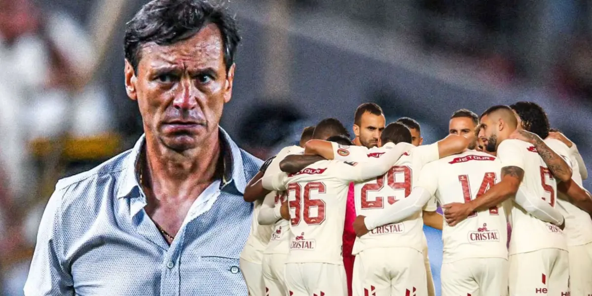 Fabián Bustos como entrenador de Universitario de Deportes / Foto: Universitario de Deportes