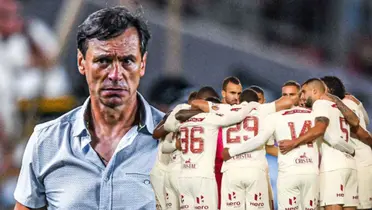 Fabián Bustos como entrenador de Universitario de Deportes / Foto: Universitario de Deportes