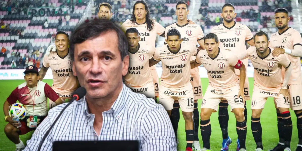 Fabián Bustos con Universitario de Deportes / Foto: Universitario