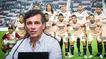 Fabián Bustos con Universitario de Deportes / Foto: Universitario