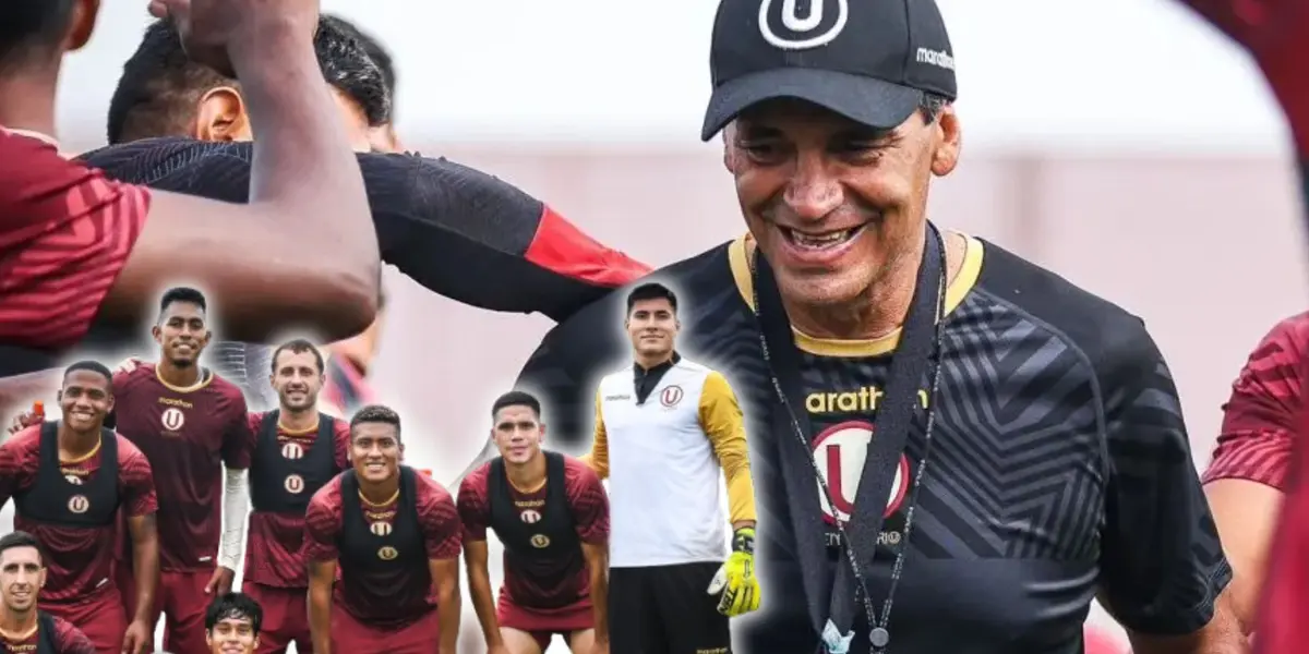 Fabián Bustos dirigiendo a Universitario de Deportes. (Foto: Universitario de Deportes)