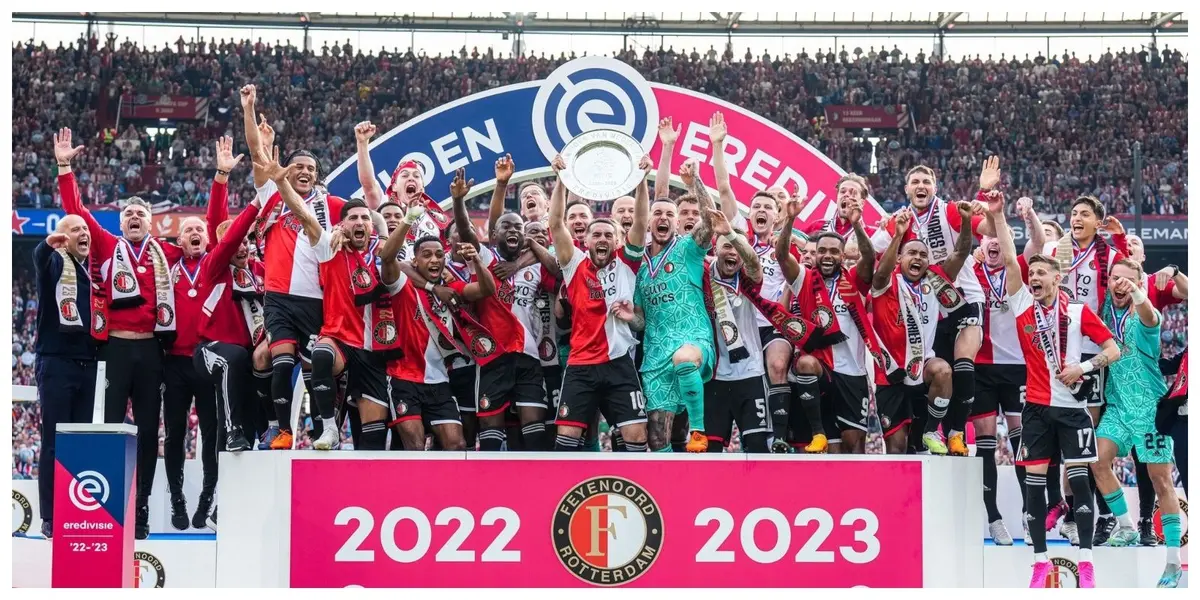 Feyenoord se coronó campeón de la Eredivisie tras superar por 3-0 a los Go Ahead Eagles. 