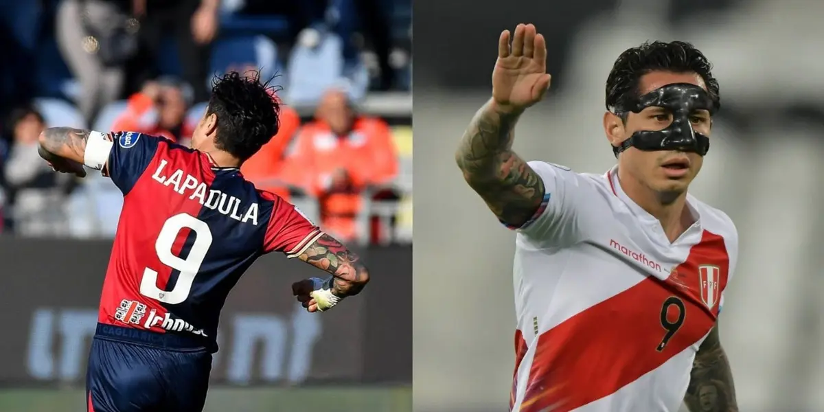 Gianluca Lapadula alista su retorno a las canchas tras pasar por un largo proceso de recuperación.