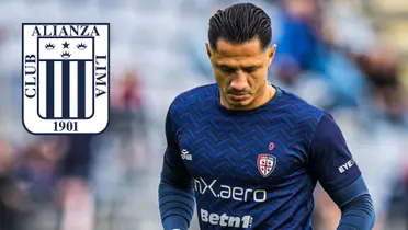 Gianluca Lapadula como jugador del Cagliari de Italia. (Foto: Andina)