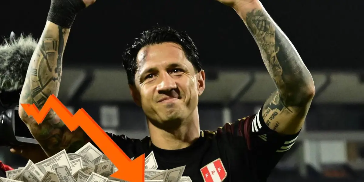 Gianluca Lapadula en su estreno con la Selección Peruana en el 2024 (Foto: La Bicolor)