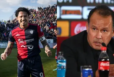 Gianluca Lapadula utilizó sus redes sociales para actua