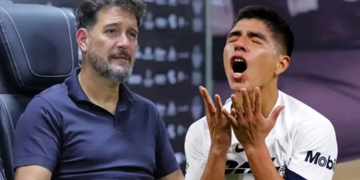 Gustavo Lema y Piero Quispe en Pumas UNAM.