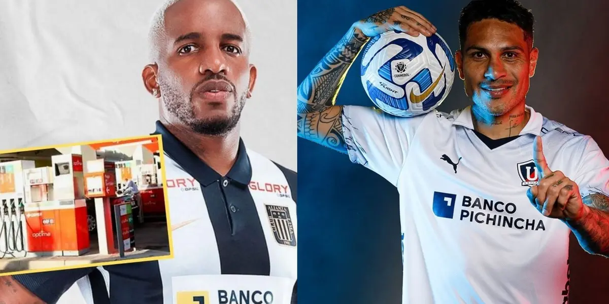 Jefferson Farfán en Alianza Lima y Paolo Guerrero en LDU de Quito.