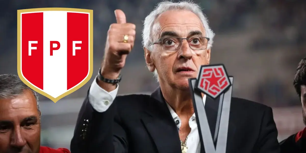 Jorge Fossati como entrenador de la Selección Peruana.