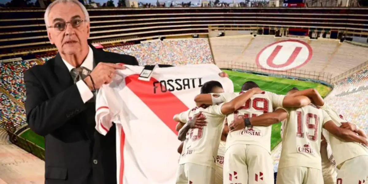 Jorge Fossati como entrenador de la Selección Peruana / Foto: Universitario