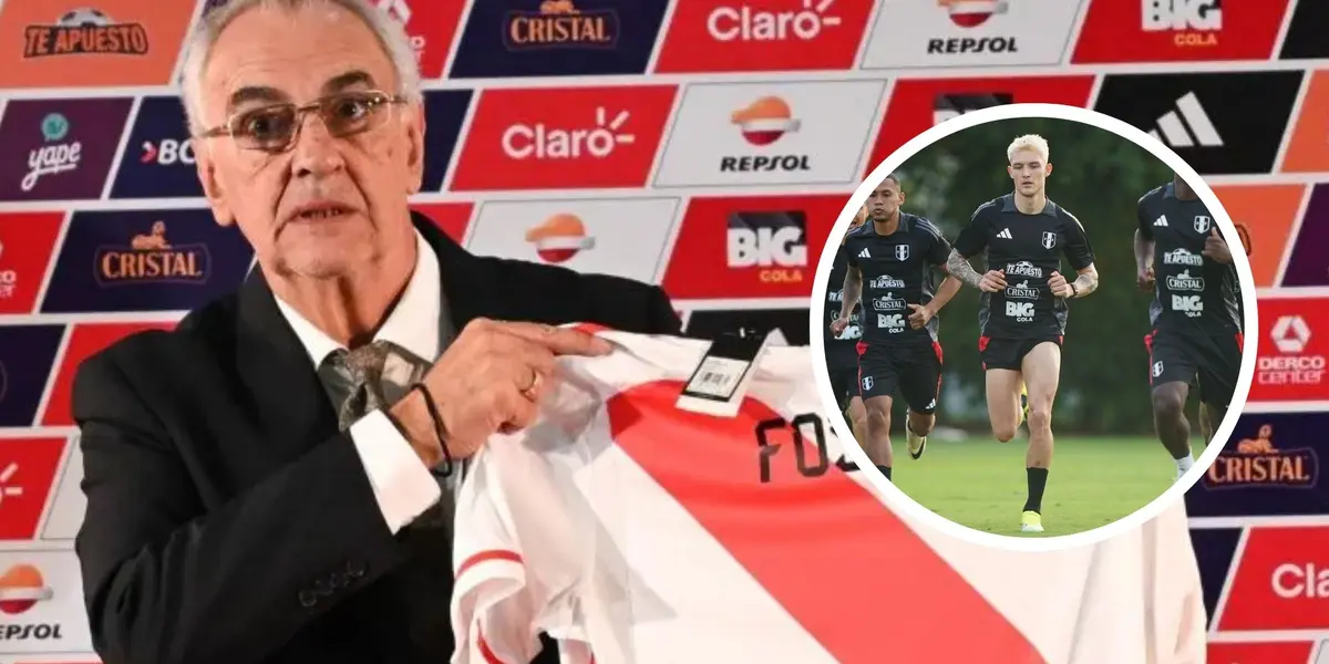 Jorge Fossati entrenando a la Selección Peruana / Foto: La Bicolor