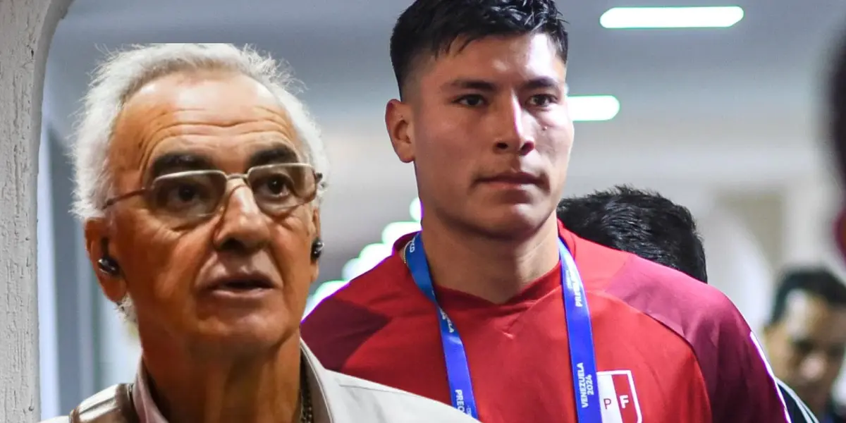 Jorge Fossati y Diego Romero en la Selección Peruana.