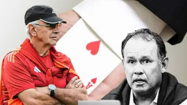 Jorge Fossati y Juan Máximo Reynoso como entrenadores de la Selección Peruana. (Foto: Selección Peruana)