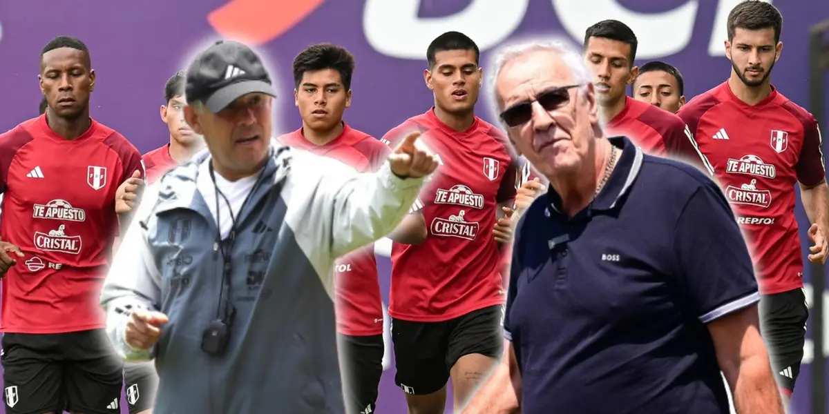 Jorge Fossati y Juan Reynoso como técnicos de la Selección Peruana.