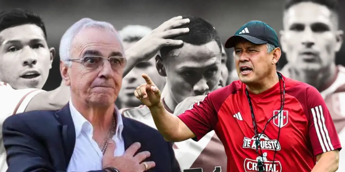 Jorge Fossati y Juan Reynoso en la Selección Peruana / Foto: Selección Peruana