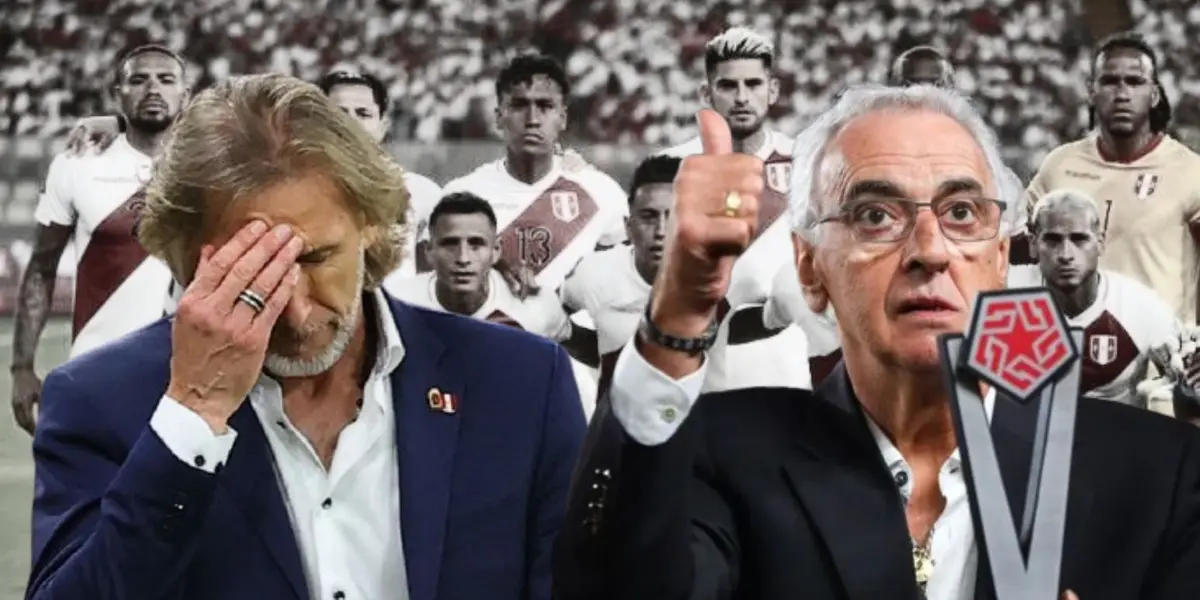 Jorge Fossati y Ricardo Gareca  en la Selección Peruana / Foto: Liga 1