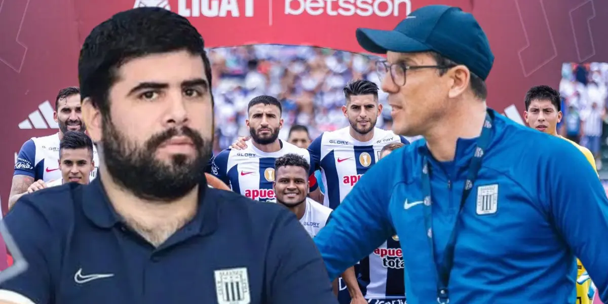 José Bellina y Mauricio Larriera en Alianza Lima.