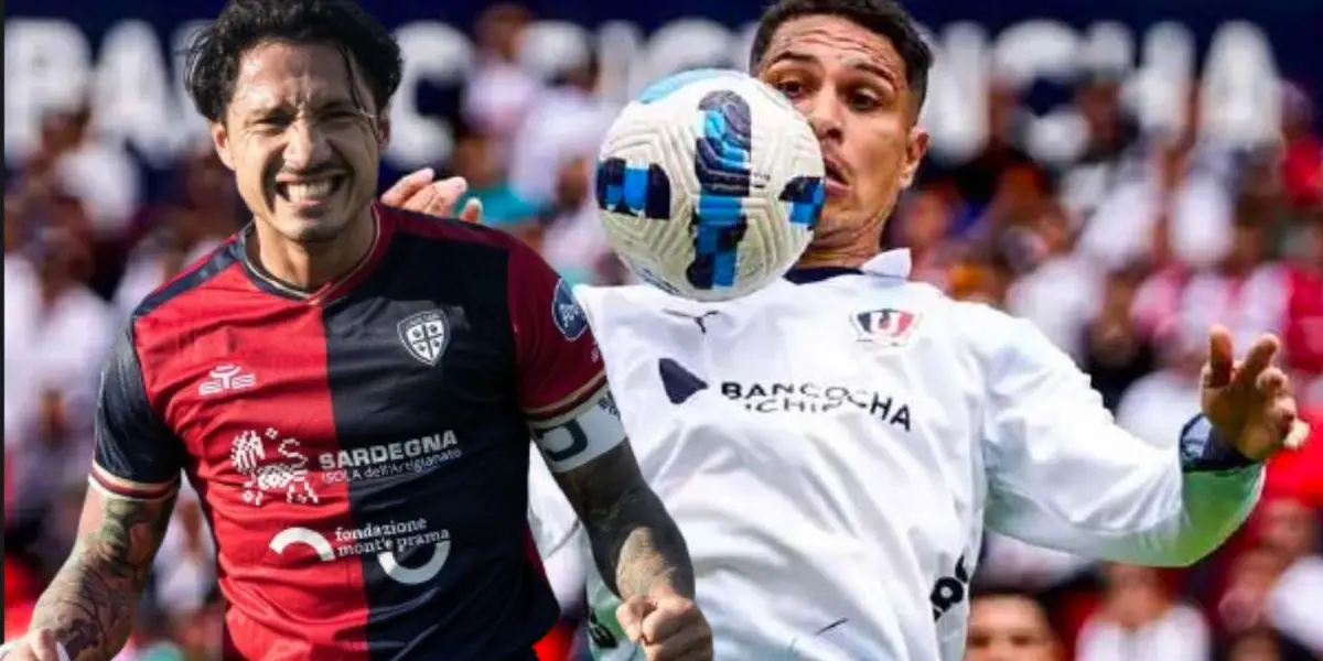 Lapadula y Guerrero con sus respectivos clubes.